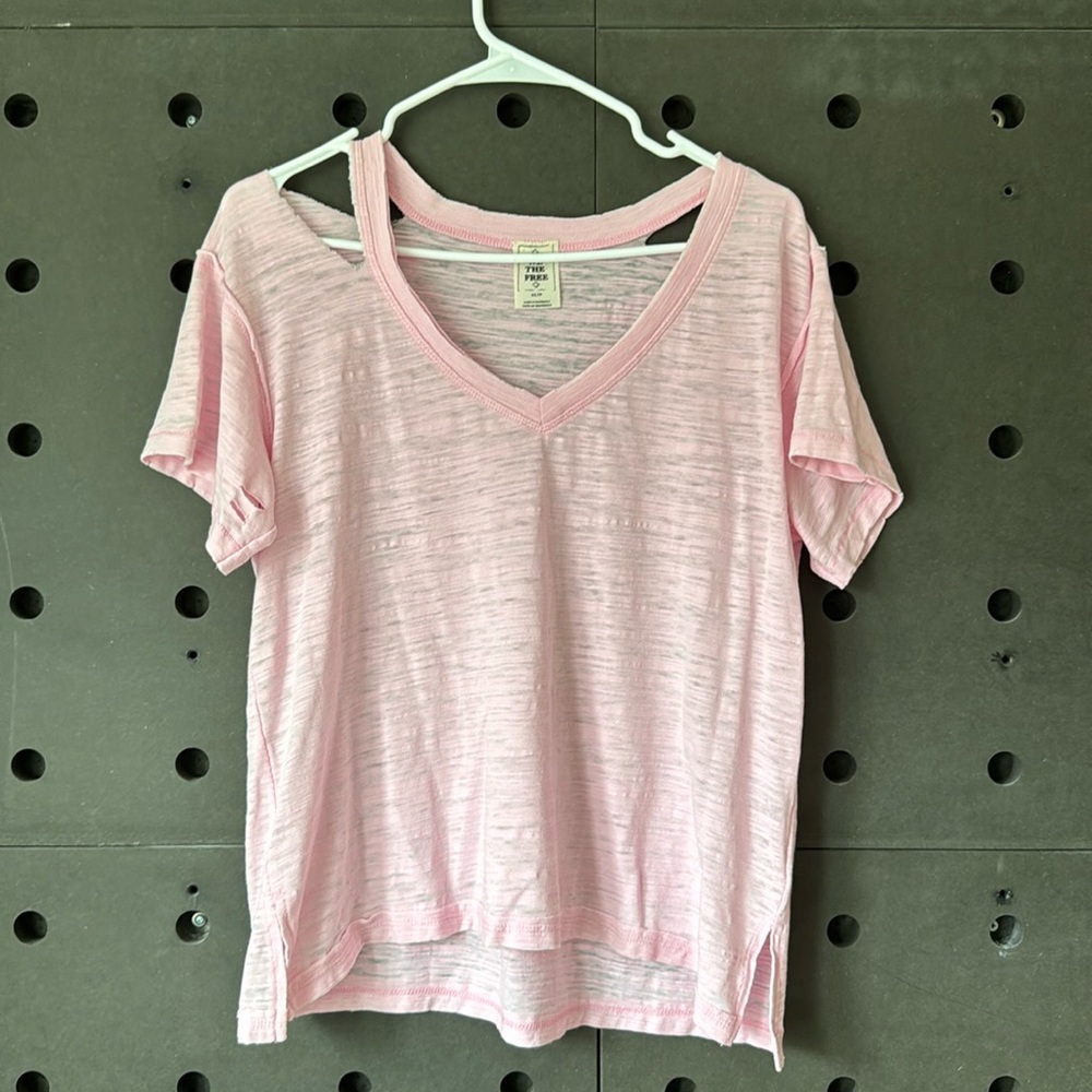 Free People distressed t-shirt
